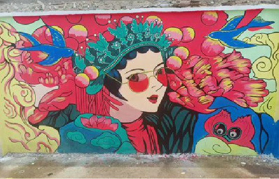 嘉善墙体彩绘-网红墙