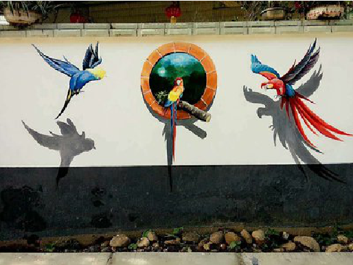 嘉善视觉错位-3D墙绘设计