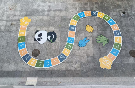 嘉善地面游戏彩绘