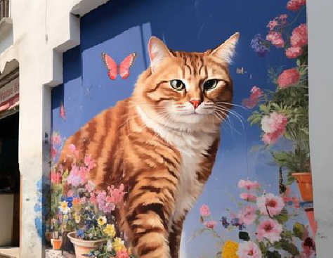 嘉善自己绘制有个性的手绘墙