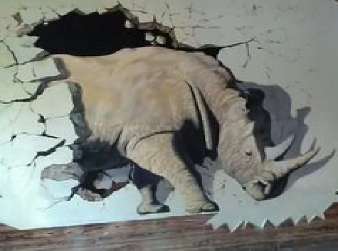 嘉善在墙绘中，如何绘制3D效果？